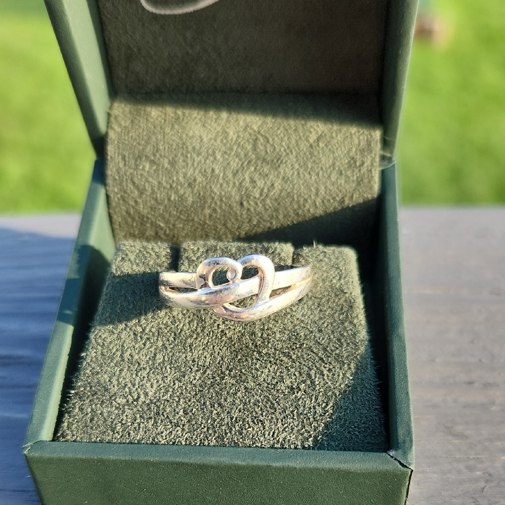 Sterling Silver 925 Heart Knot Ring Sz 9 It’s to Big For Daughter